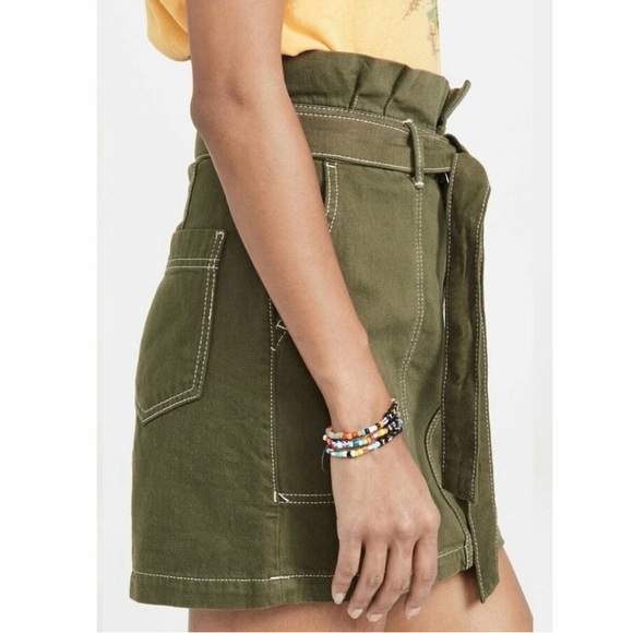 Paperbag Waist Skirt Free People Size 4 NWT - Picture 3 of 5